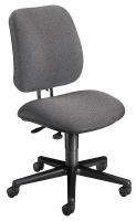 38C476 Task Chair, Gray, 15-1/2 to 20-1/2 In