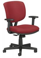38C499 Task Chair, Crimson, 18 to 22-1/4 In