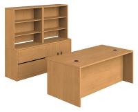 38C517 Desking, 98 In.D, Harvest