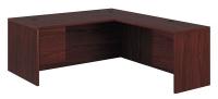38C520 Desking, 84 In.D, Mahogany
