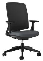38C614 Work / Task Chair, 250 lb., Charcoal