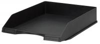 38C644 Letter Tray, 1 Compartment, Black