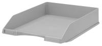 38C646 Letter Tray, 1 Compartment, Gray