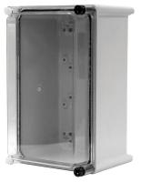 38C965 Enclosure, Hinged, 12 In, Clear
