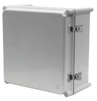 38C971 Enclosure, Hinged w/Latch, 12 In, Opaque