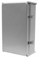 38C977 Enclosure, Hinged w/Latch, 15 In, Opaque