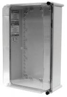 38C979 Enclosure, Hinged, 15 In, Clear