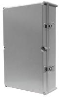 38C983 Enclosure, Hinged w/Latch, 19 In, Opaque
