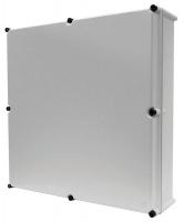 38D006 Enclosure, 4 Corner Screws, 24 In, Opaque