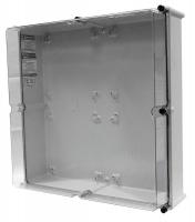 38D010 Enclosure, Hinged, 24 In, Clear