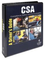 38D281 DVD Training, CSA, A Drivers Guide