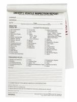 38D295 Vehicle Inspection Form, 2 Ply, W/Carbon