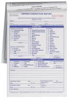 38D301 Vehicle Inspection Form, 3 Ply, Carbonless