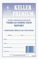 38D302 Vehicle Inspection Form, 3 Ply, Carbonless