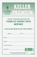 38D303 Vehicle Inspection Form, 2 Ply, Carbonless