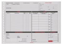 38D317 Garage Repair Order Form, Carbonless