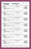 38E583 People Tracking Log, 100PK