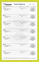 38E588 Visitor Tracking Log, 100PK