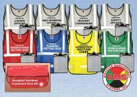 38E589 Small HICS Vest Kit, 8 Vests