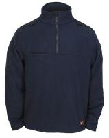 38F288 FR LS Shirt, 1/4 Zip, HRC2, Navy, 4XL