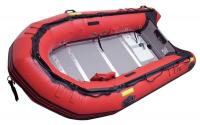38F342 Transom Style Rescue Boat, Red, 16 ft .