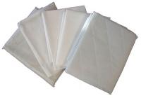 38F345 Disposable Linen Set, For Cots, White, 10Pk