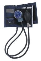 38F639 Aneroid Sphygmomanometer, Lg Adult, Blue