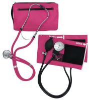 38F656 Anrd Sphyg w/Sprague Stethoscope, Magenta