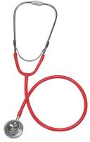 38F692 Dual Head Stethoscope, Adult, Red