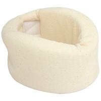 38F814 Cervical Collar, Soft Foam, Off White, L