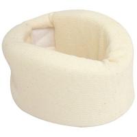 38F818 Cervical Collar, Soft Foam, Off White, L