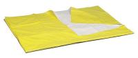 38F830 Emergency Blanket, Yellow, 54 In. x 84 In.