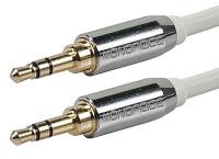 38F897 Audio Cable, 3.5mm, M/M, 3 Ft, Mobile