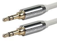 38F898 Audio Cable, 3.5mm, M/M, 6 Ft, Mobile