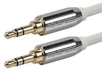 38F899 Audio Cable, 3.5mm, M/M, 10 Ft