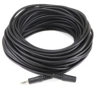 38F911 Audio Cable, 3.5mm, M/F, 50 Ft