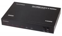 38F922 HDMI Switch/Splitter, HDMI, 7 Port, 2x4