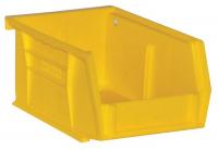 38G140 Stack and Hang Bin, 4x5x3 In., Yellow