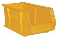 38G143 Stack and Hang Bin, 8x15x7 In., Yellow