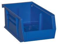 38G151 Stack and Hang Bin, 4x7x3 In., Blue