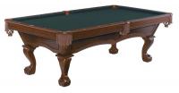 38H462 Pool Table, Pocket, Chestnut, 98-1/2 In L