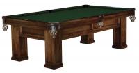 38H463 Pool Table, Pocket, Chestnut, 98-1/2 In L