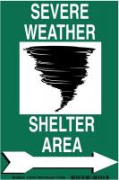 38H491 Facility Sign, Polyester, 10x7, Grn/Blk/Wht