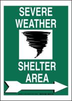 38H494 Facility Sign, Poly, 14 x10 in, Grn/Blk/Wht
