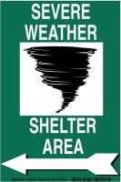 38H497 Facility Sign, Poly, 10 x 7 in, Grn/Blk/Wht