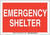 38H503 Facility Sign, Plastic, 7 x 10 in, Wht/Red