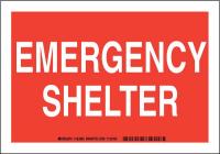 38H504 Facility Sign, Poly, 7 x 10 in, Wht/Red