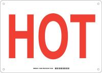 38H523 Facility Sign, Alum, 10 x 14 in, Red/Wht