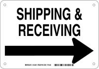 38H544 Facility Sign, Alum, 7 x 10 in, Black/Wht