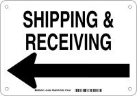 38H551 Facility Sign, Plastic, 7 x 10 in, Blk/Wht